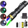 4 Color in 1 Multicolor Flashlight Rechargeable high Lumens Red