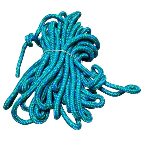 Generic Green Braided Polyester Rope, 16mm x 10m, UV and