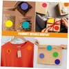 CAXUSD 20-Pack Sticker Sheets DIY Dot Labels for Garage School