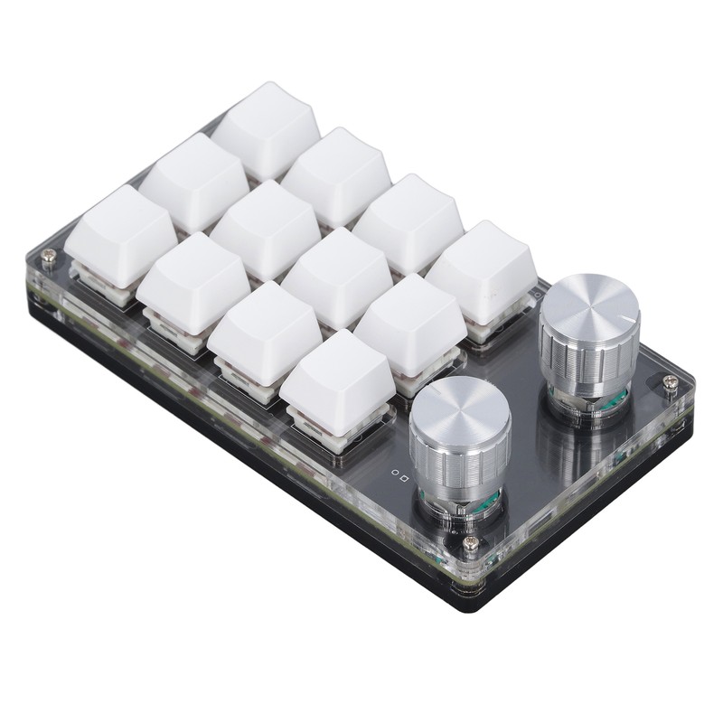 12 Key Knob Keyboard Programmable USB Dustproof Red Switch Mechanical