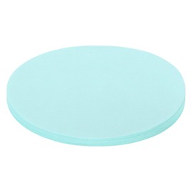 Rebower 50 Sheets Circles Cutouts Paper, 4 Inch Round Origami Cardstock Construction Paper, [for Arts DIY Crafts Art Bulletin Board Decorations ] Light Blue