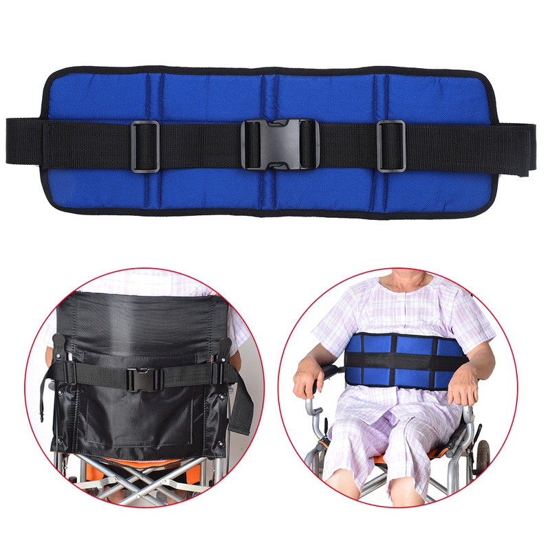 Breathable Adjustable Wheelchair Seat Belt Cushion Safety Harness Straps for
