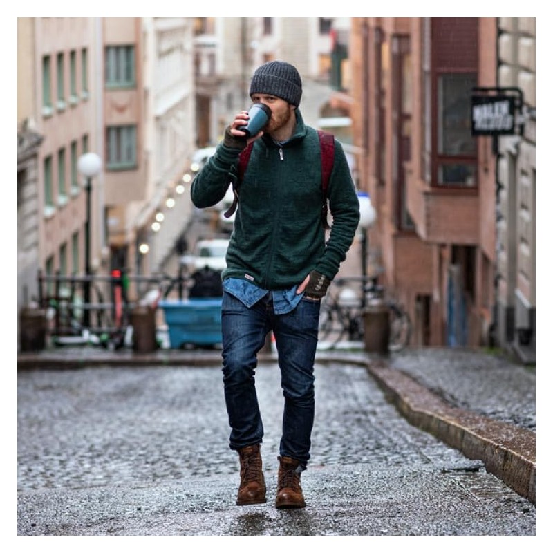 Woolpower Beanie Rib 400, gray