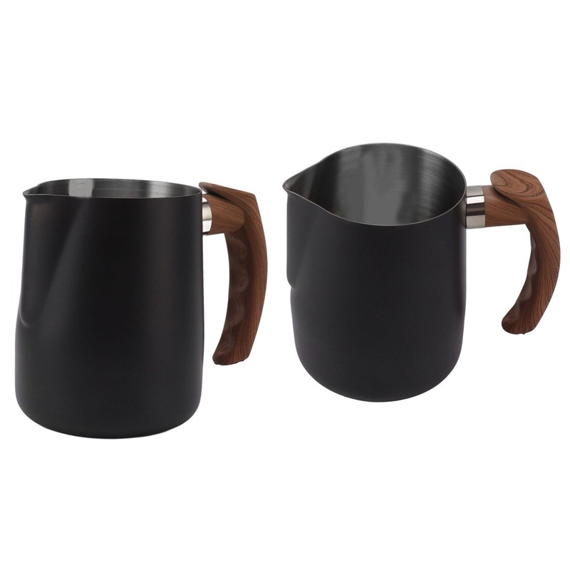 Milk Frothing Cup Inner Scale 304 Stainless Steel Dripless Spout