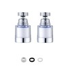 2 Pack Faucet Water Filters,360 Degree Rotating Sink Tap Water