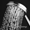AirJet-300 High Pressure Luxury 6-setting Hand Shower with High-Velocity Flow