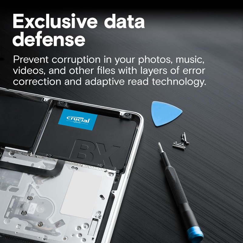 Crucial 240GB Internal SSD BX500SSD1 Series 2.5-Inch SATA 6Gbps CT240BX500SSD1
