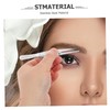 FOMIYES Precision Stainless Steel Eyebrow Tweezers Ergonomic Design for Accurate