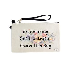 Gifts or Presents for Set Illustrators, an Amazing Set Illustrator Owns This Bag, Cosmetic Bags, Pencil Case - cb662
