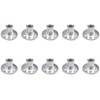Leliafleury 10Pcs Brad Hole Tee Nuts M6 Female Thread Carbon