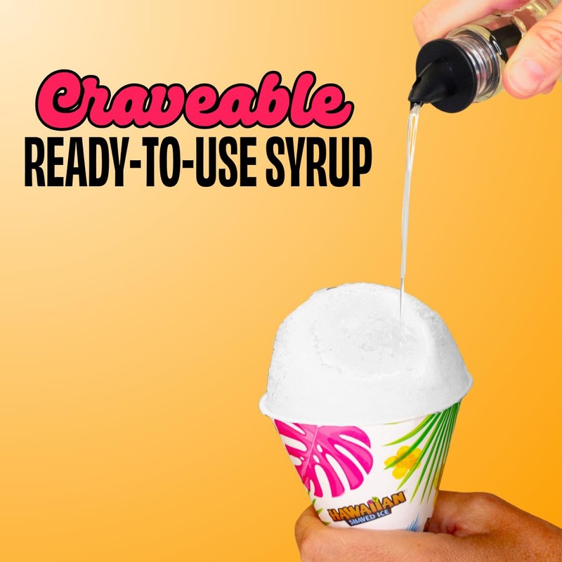 Hawaiian Shaved Ice Wedding Cake Syrup - Nut Soy Dairy