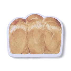 Airssory 20 Book 45x84mm Creative Croissant Paper Sticky Notes Imitation Food Bread Memo Pads Label for Office School Reading Book Kitchen 30 Sheets/Book