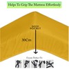 Apex Furnishings Bedding Double Fitted Sheet Ochre - Deep Pocket