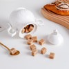 Agyiuns Sugar and Creamer Set Ceramic, Creamer Pitcher and Sugar