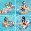 Gute Inflatable Pool Floats,2 Pcs Inflatable Pool Hammock for Adults,4