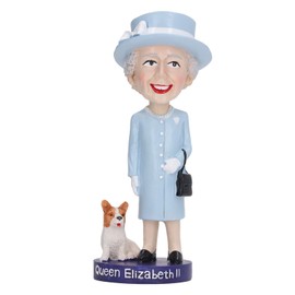 England Queen Bobblehead Desktop Ornaments for Car Desktop Office Window Decor Toy Queen of England 20cm
