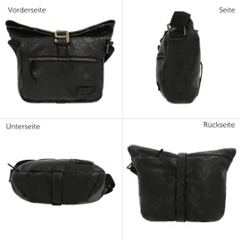 Gusti Auna Leather Shoulder Bag Black Leather, black