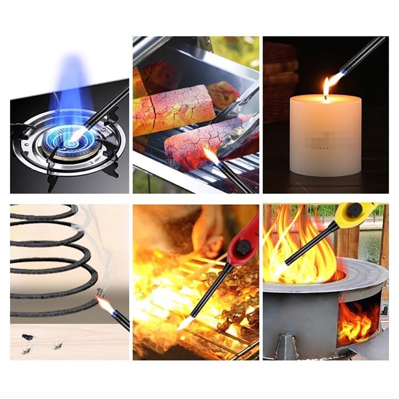 Emarful Candle Lighter Long Reach Neck,Extended Metal Wand Fire Lighters