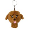 Niki Ben Lenovitz BB Key Ring, Brown Poodle, Keychain, Kids,
