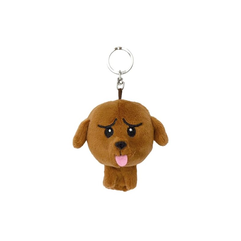 Niki Ben Lenovitz BB Key Ring, Brown Poodle, Keychain, Kids,