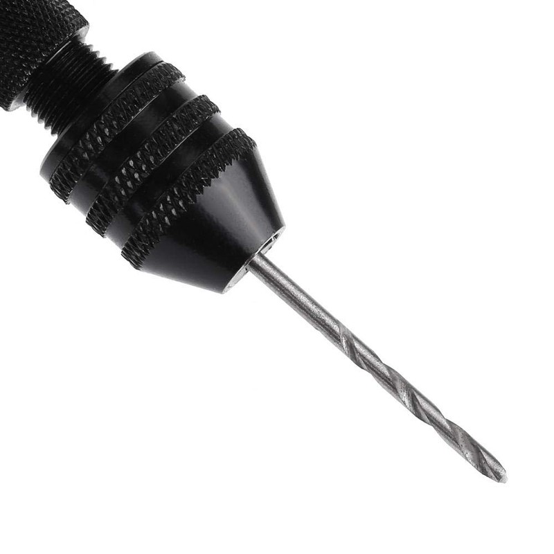 Broca manual de precisión de tornillo negro con brocas giratorias