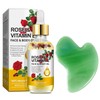 "plomala "Aceite facial con vitamina E, aceite de rosa con