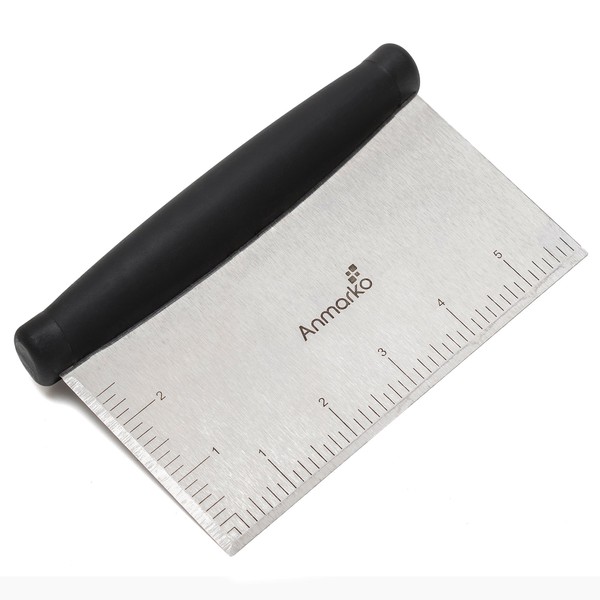 Anmarko Stainless Steel Metal Griddle Scraper Chopper - Great as