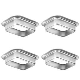 VYH 2" x 3" Rain Gutter Downspout Drop Outlet Aluminum K Style (4 Pack)