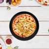 Zerodeko 12.59 Inch Round Oven Pizza Crisper Pan Non-Stick Baking