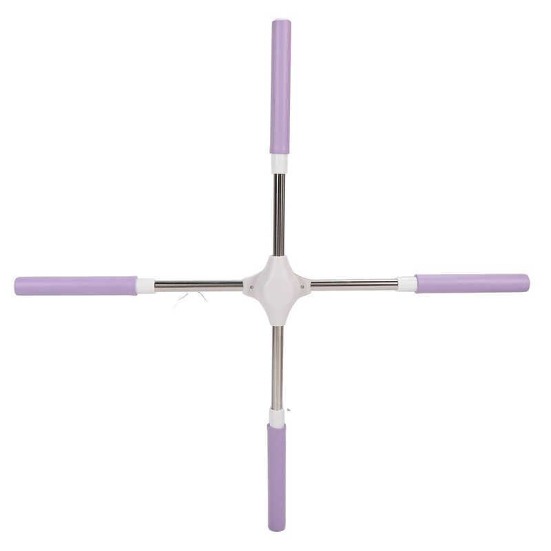 Yoga Pranayama Stick Purple Stainless Steel Correct Hunchback Open Shoulder