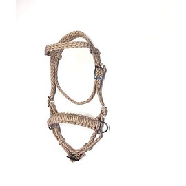 pony bitless bridle horse tack side pull hackamore desert sand