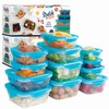 EMSON STRETCH and FRESH Silicone Food Storage Containers Airtight Lids