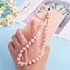 BEEFLYING Gemstone Wrist Straps for Phone Beaded Gemstone Charms Handmade
