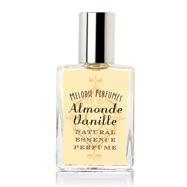 Melodie Perfumes Almond Vanille natural perfume for women. Almond vanilla Essential oil fragrance. Rollerball 15 ml
