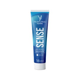 Lubricante Sense Yaakunaj Homme 18gr - Gel Base Agua para Hombre - Yaakunaj Homme - Sense - Sin Aroma - Transparente - Humectante                     