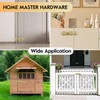 HOME MASTER HARDWARE 4 Pack Brass Plated Sliding Bolt Lock,3