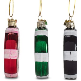 Kurt S. Adler 3-Inch Noble Gems Casino Chips, 3 Piece Set Ornaments, Multi, 3 Count