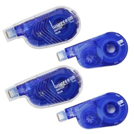 Plus Correction Tape, Whiter Switch, 0.2 inch (5 mm), Blue, Value 2, Main Unit + 2 Replacement Tapes 51-921 x 2