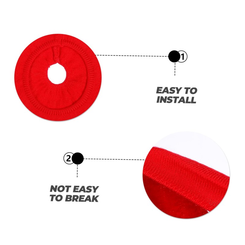 KOMBIUDA 1 Pair Durable Earphone Protective Covers of Knitted Dust
