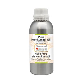 Greenwood Essential Pure Kumkumadi oil for blemishes, free and radiant skin, natural therapeutic quality, 300 ml (10 oz)