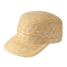Tanaka Hat Shop Orel UK-H151 Orel Straw Hat Hat Cap Baseball Cap Short Brim Women's Men's Unisex Wheat Popular Made in Japan, natural, L