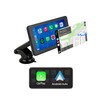 Laser 7-inch Portable Wireless CarPlay/Android Auto Touchscreen, Real-Time Navigation, Voice