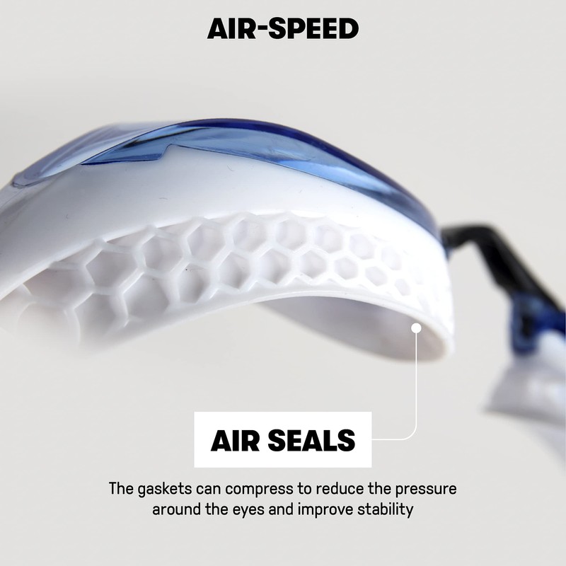 ARENA Air-Speed Racing Goggles For Adults, Pool Goggles With Wide