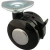 Toshin TS40P Plate Type Dual Wheel Caster, 1.6 inches (40 mm), Free Stopper