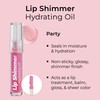 MCoBeauty Lip Shimmer Hydrating Oil, Party, Sparkling Shine for Dazzling