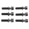6PCS Bike Stem Bolts Titanium Alloy M5x20mm Bike Handlebar Stem