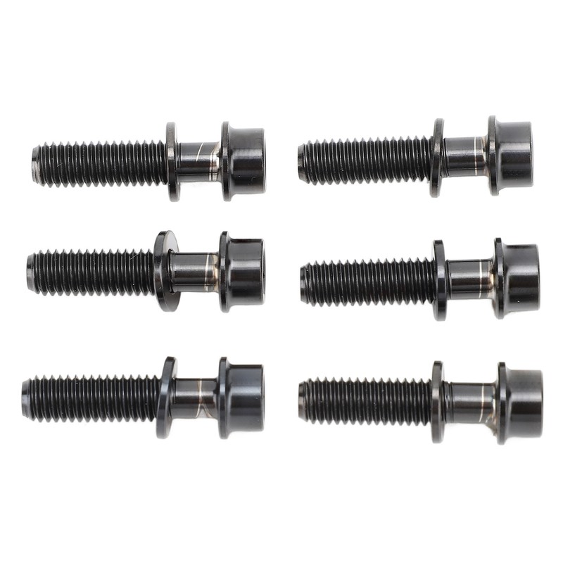 6PCS Bike Stem Bolts Titanium Alloy M5x20mm Bike Handlebar Stem
