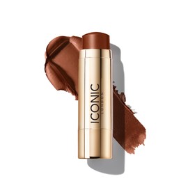 ICONIC LONDON Shape and Shade sculpting Stick shade Chisel (Med/Deep) | Mega-Blurring Creamy Sculpting Stick, Seamless Apllication for Silky Finish, Cruelty Free, Vegan Makeup, 0.21 oz.