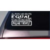 EZSTIK Massage Therapist equal Sticker *G684* 8" vinyl table deep