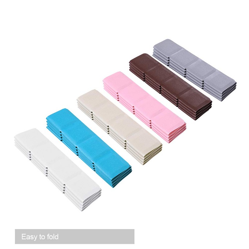 Webos Foldable Non Slip Silicon Bath Mat Bathtub mat Shower